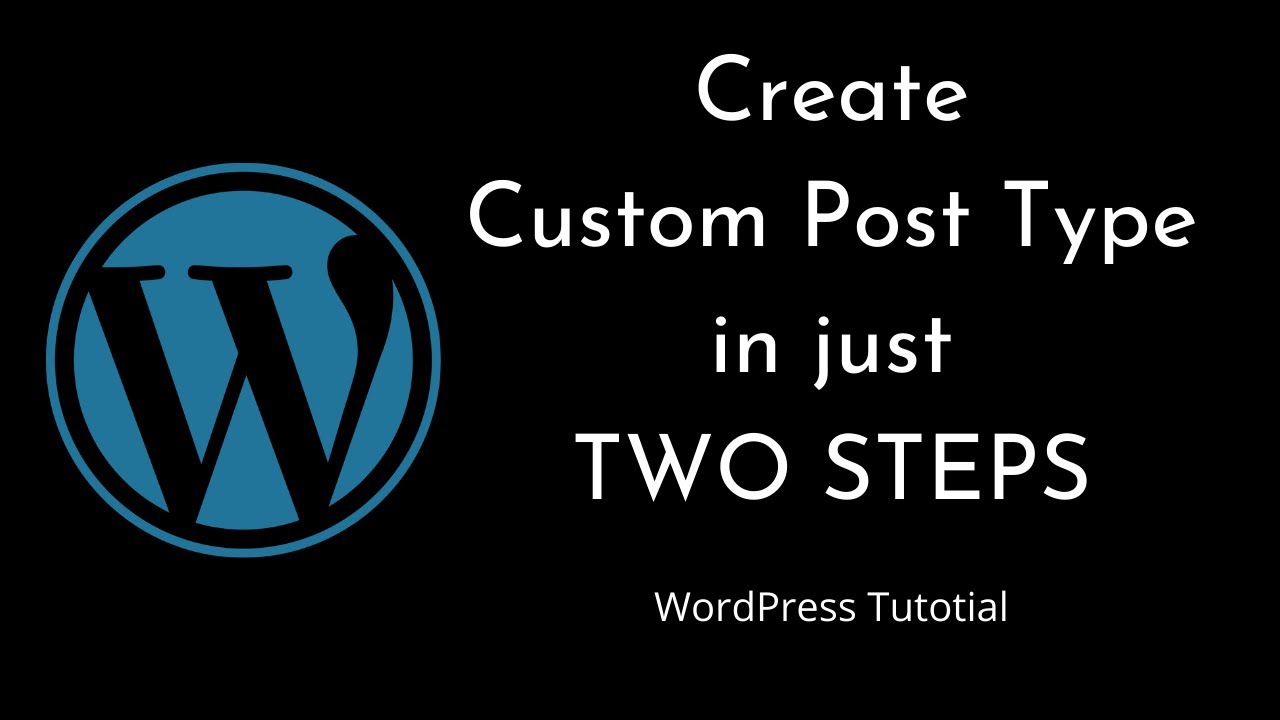 How to create Custom Post Type in just TWO STEPS | WordPress | Beginners Tutorial | Tutorial - 11