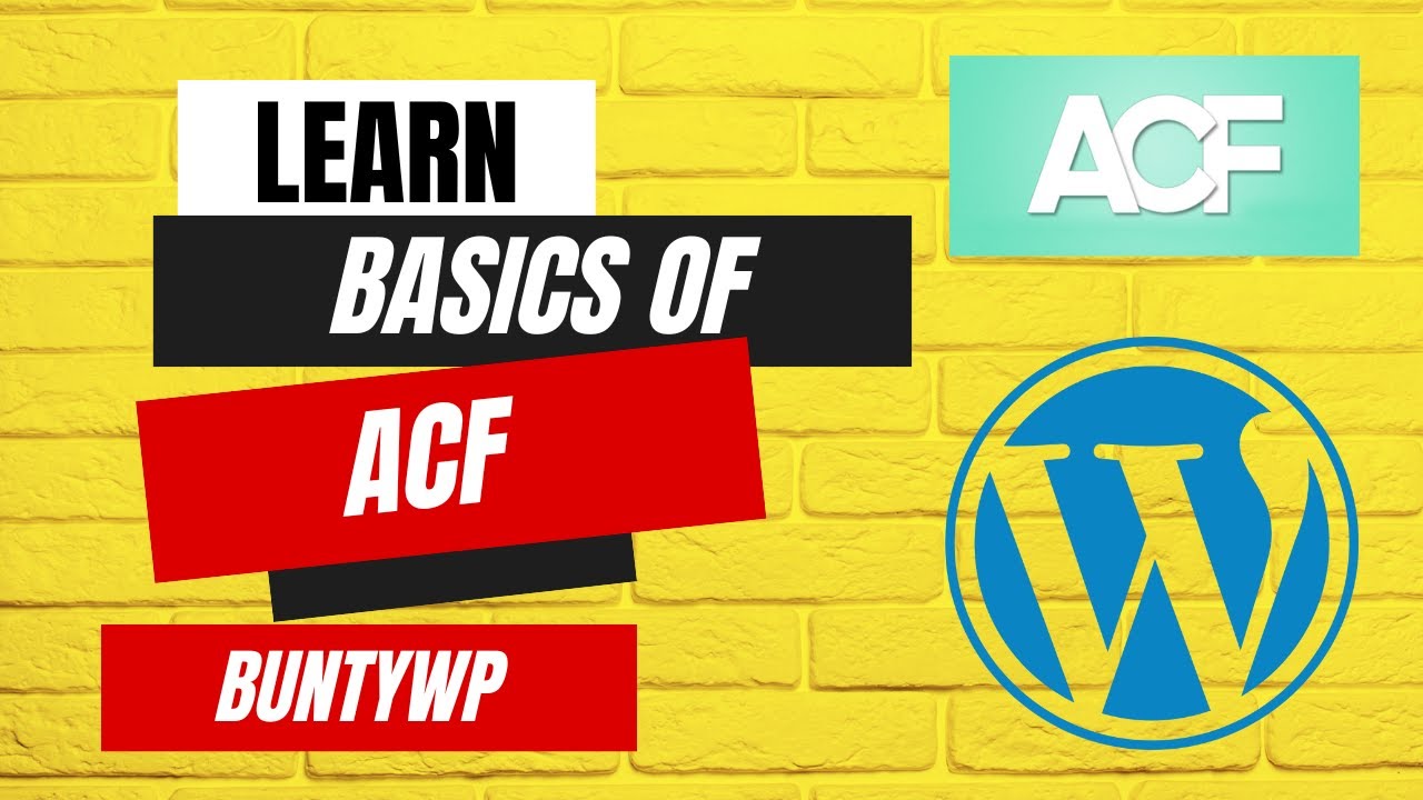 BEST PLUGIN for WordPress Developer - Learn ACF Basics | Part - 1