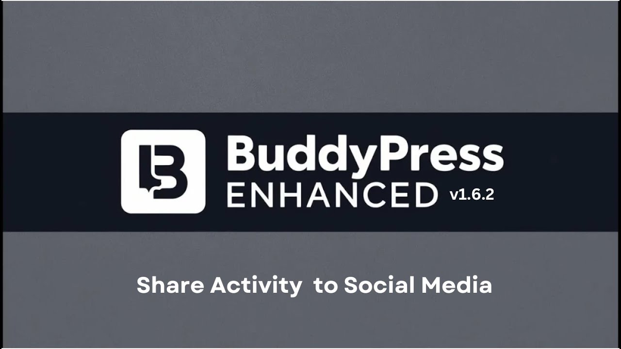 1-Click Social Sharing for BuddyPress Activity | BuddyPress Enhanced v1.6.2