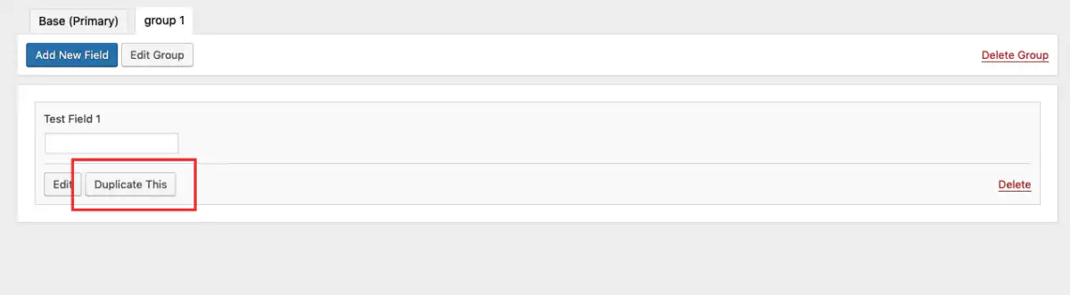 BuddyPress Profile Field Duplicator WordPress Plugin