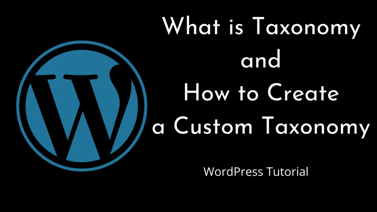 How to create a Custom Taxonomy  | WordPress | Beginners Tutorial