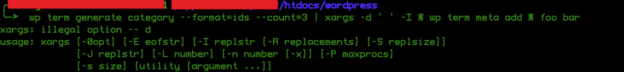Replacement of -d in xargs for MacOS